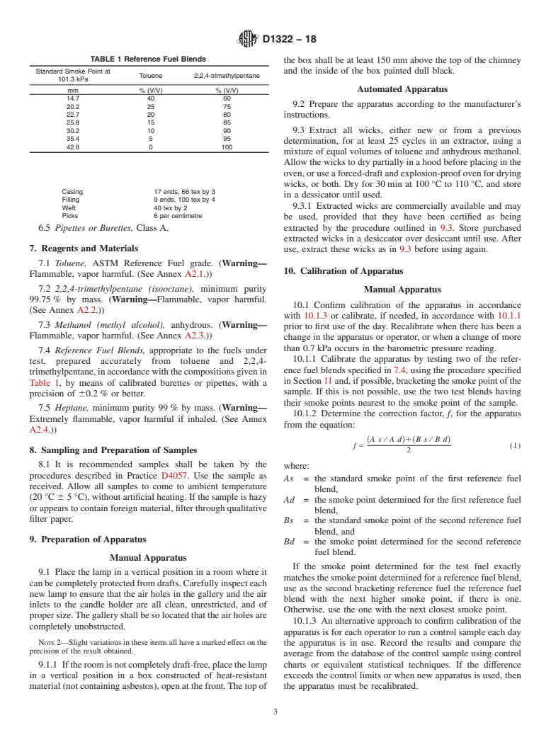 ASTM D1322-18 - Standard Test Method for Smoke Point of Kerosene and Aviation Turbine Fuel