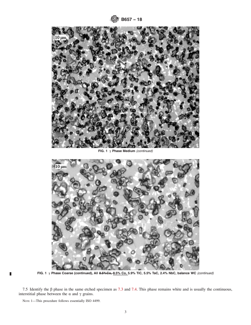 REDLINE ASTM B657-18 - Standard Guide for  Metallographic Identification of Microstructure in Cemented   Carbides