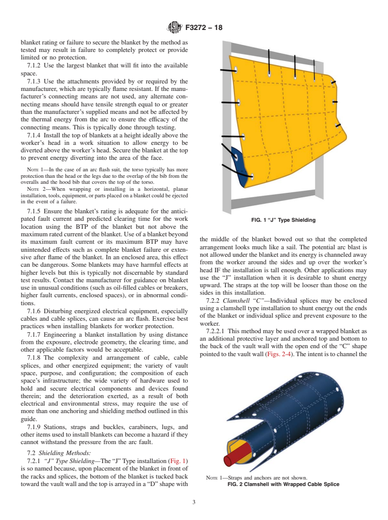 ASTM F3272-18 - Standard Guide for Selection, Care, and Use of Arc Protective Blankets