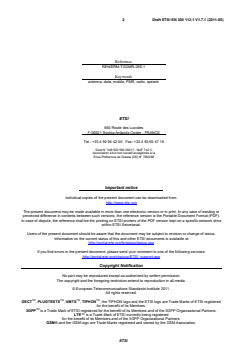 en_30011301v010701c - Electromagnetic compatibility and Radio spectrum Matters (ERM); Land mobile service; Radio equipment intended for the transmission of data (and/or speech) using constant or non-constant envelope modulation and having an antenna connector; Part 1: Technical characteristics and methods of measurement - Page 2 preview