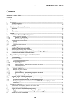 en_30011301v010701p - Electromagnetic compatibility and Radio spectrum Matters (ERM); Land mobile service; Radio equipment intended for the transmission of data (and/or speech) using constant or non-constant envelope modulation and having an antenna connector; Part 1: Technical characteristics and methods of measurement - Page 3 preview