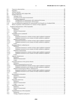 en_30011301v010701p - Electromagnetic compatibility and Radio spectrum Matters (ERM); Land mobile service; Radio equipment intended for the transmission of data (and/or speech) using constant or non-constant envelope modulation and having an antenna connector; Part 1: Technical characteristics and methods of measurement - Page 4 preview