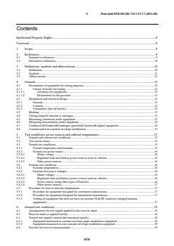 en_30011301v010701v - Electromagnetic compatibility and Radio spectrum Matters (ERM); Land mobile service; Radio equipment intended for the transmission of data (and/or speech) using constant or non-constant envelope modulation and having an antenna connector; Part 1: Technical characteristics and methods of measurement - Page 3 preview