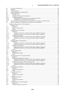 en_30011301v010701v - Electromagnetic compatibility and Radio spectrum Matters (ERM); Land mobile service; Radio equipment intended for the transmission of data (and/or speech) using constant or non-constant envelope modulation and having an antenna connector; Part 1: Technical characteristics and methods of measurement - Page 4 preview