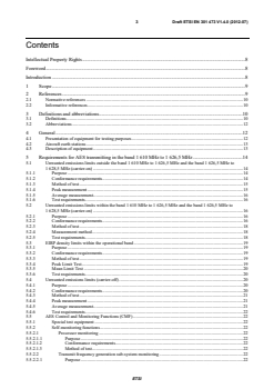 en_301473v010400c - Satellite Earth Stations and Systems (SES); Aircraft Earth Stations (AES) operating below 3 GHz under the Aeronautical Mobile Satellite Service (AMSS)/Mobile Satellite Service (MSS) and/or the Aeronautical Mobile Satellite on Route Service (AMS(R)S)/Mobile Satellite Service (MSS) - Page 3 preview