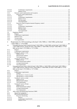 en_301473v010400c - Satellite Earth Stations and Systems (SES); Aircraft Earth Stations (AES) operating below 3 GHz under the Aeronautical Mobile Satellite Service (AMSS)/Mobile Satellite Service (MSS) and/or the Aeronautical Mobile Satellite on Route Service (AMS(R)S)/Mobile Satellite Service (MSS) - Page 4 preview