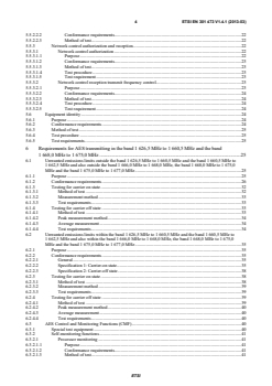 ETSI EN 301 473 V1.4.1 (2013-03) - Satellite Earth Stations and Systems (SES); Aircraft Earth Stations (AES) operating below 3 GHz under the Aeronautical Mobile Satellite Service (AMSS)/Mobile Satellite Service (MSS) and/or the Aeronautical Mobile Satellite on Route Service (AMS(R)S)/Mobile Satellite Service (MSS) - Page 4 preview