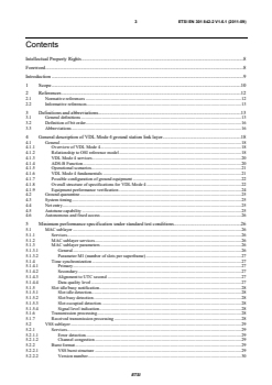 en_30184202v010601p - VHF air-ground Digital Link (VDL) Mode 4 radio equipment; Technical characteristics and methods of measurement for ground-based equipment; Part 2: General description and data link layer - Page 3 preview