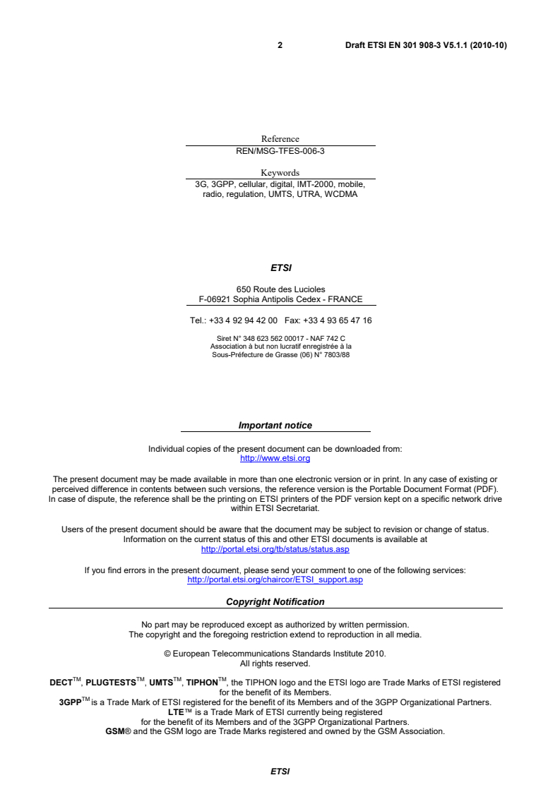en_30190803v050101c - Base Stations (BS), Repeaters and User Equipment (UE) for IMT-2000 Third-Generation cellular networks; Part 3: Harmonized EN for IMT-2000, CDMA Direct Spread (UTRA FDD and E-UTRA FDD) (BS) covering the essential requirements of article 3.2 of the R&TTE Directive