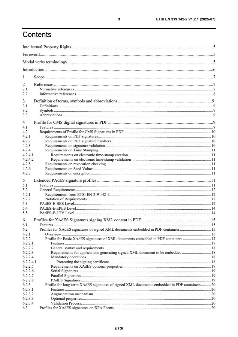 SIST EN 319 142-2 V1.2.1:2025 ETSI EN 319 142-2 V1.2.1 (2025-07) - <empty> - Page 3 preview