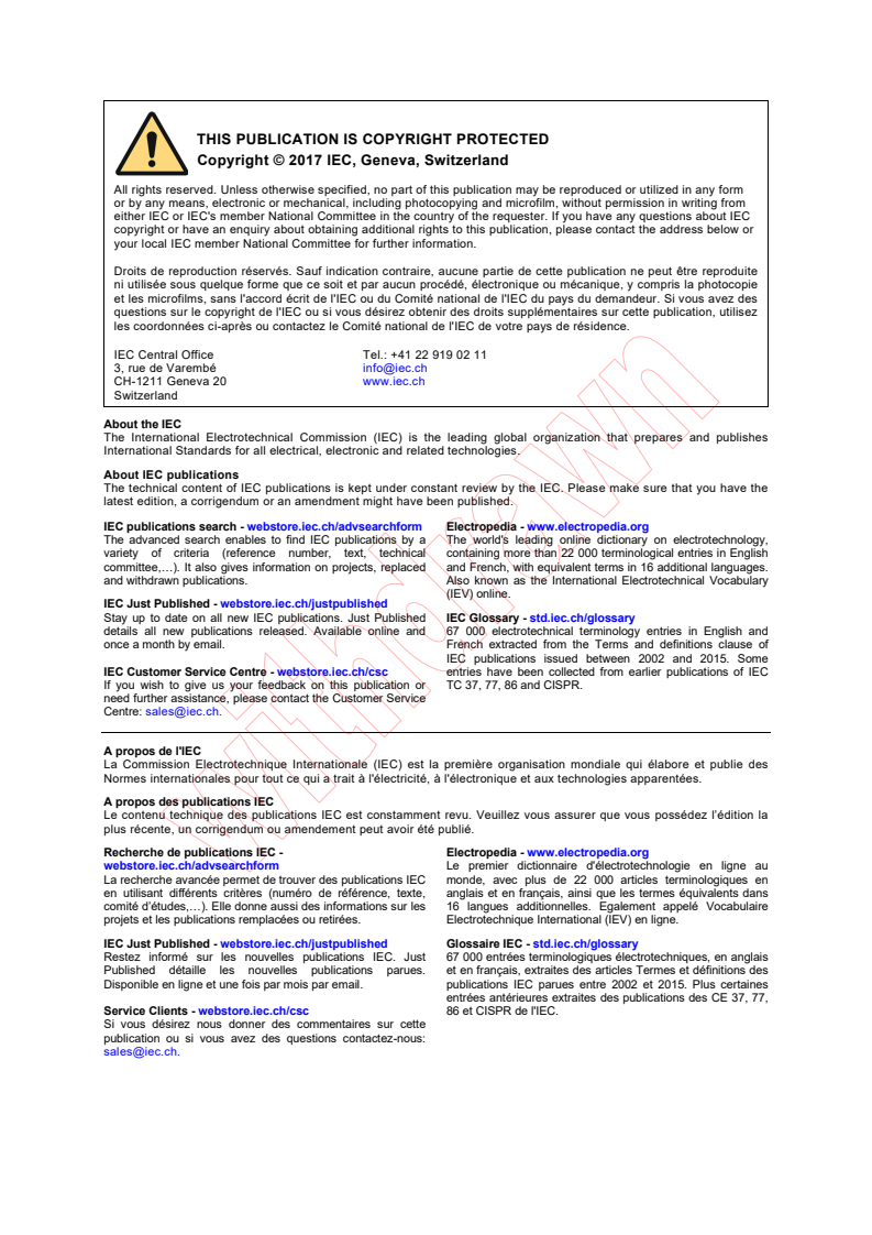 CISPR 16-1-4:2010 CISPR 16-1-4:2010+AMD1:2012+AMD2:2017 CSV - Specification for radio disturbance and immunity measuring apparatus and methods - Part 1-4: Radio disturbance and immunity measuring apparatus - Antennas and test sites for radiated disturbance measurements
Released:1/19/2017 - Page 2 preview