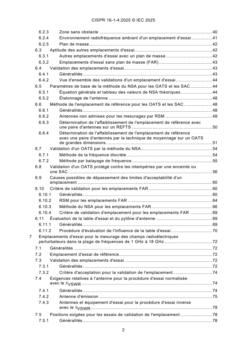 CISPR 16-1-4:2025 CISPR 16-1-4:2025 - Spécifications des méthodes et des appareils de mesure des perturbations radioélectriques et de l'immunité aux perturbations radioélectriques - Partie 1-4: Appareils de mesure des perturbations radioélectriques et de l'immunité aux perturbations radioélectriques - Antennes et emplacements d'essai pour les mesurages des perturbations rayonnées/3/2025 - Page 4 preview