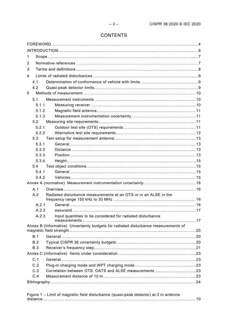 CISPR 36:2020 CISPR 36:2020 - Electric and hybrid electric road vehicles - Radio disturbance characteristics - Limits and methods of measurement for the protection of off-board receivers below 30 MHz
Released:7/22/2020 - Page 4 preview