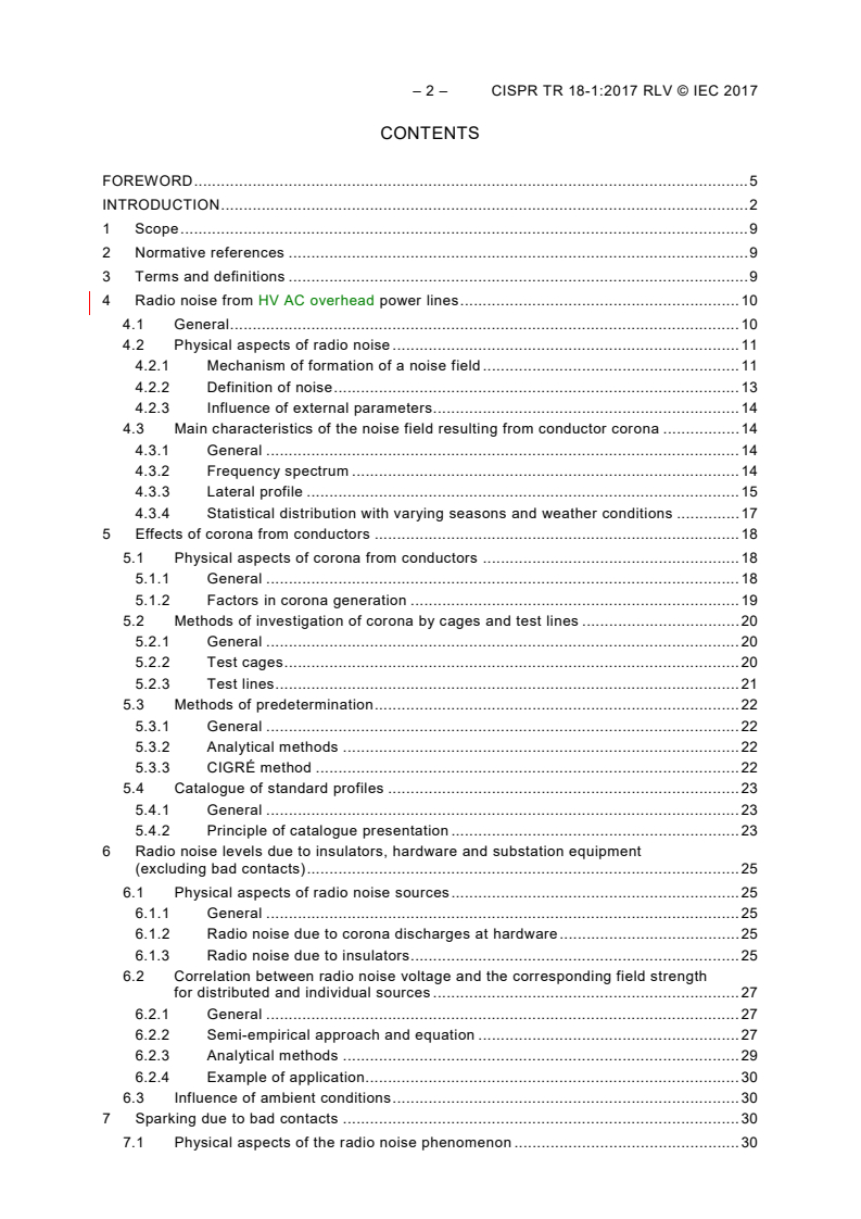 CISPR TR 18-1:2017 CISPR TR 18-1:2017 RLV - Radio interference characteristics of overhead power lines and high-voltage equipment - Part 1: Description of phenomena
Released:10/27/2017 - Page 4 preview
