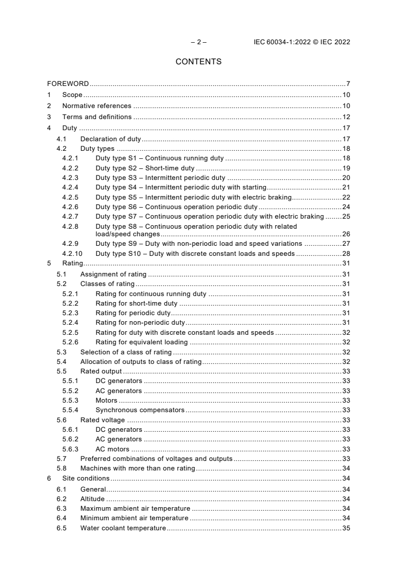 IEC 60034-1:2022 IEC 60034-1:2022 - Rotating electrical machines - Part 1: Rating and performance
Released:2/14/2022 - Page 4 preview