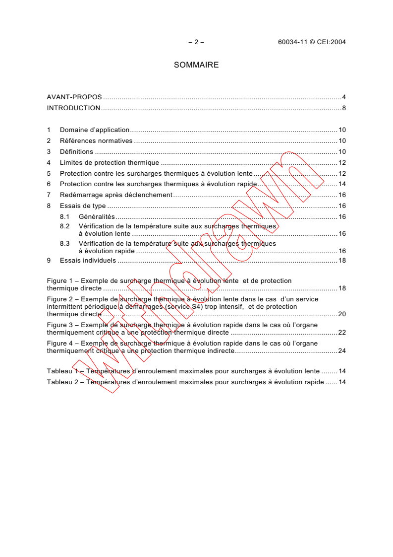IEC 60034-11:2004 IEC 60034-11:2004 - Rotating electrical machines - Part 11: Thermal protection - Page 4 preview