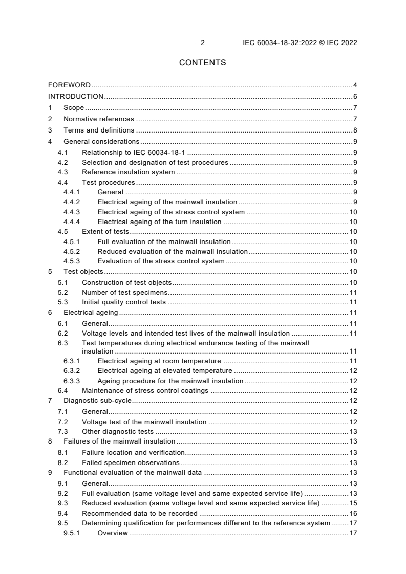IEC 60034-18-32:2022 IEC 60034-18-32:2022 - Rotating electrical machines - Part 18-32: Functional evaluation of insulation systems (Type II) - Electrical endurance qualification procedures for form-wound windings
Released:1/25/2022 - Page 4 preview