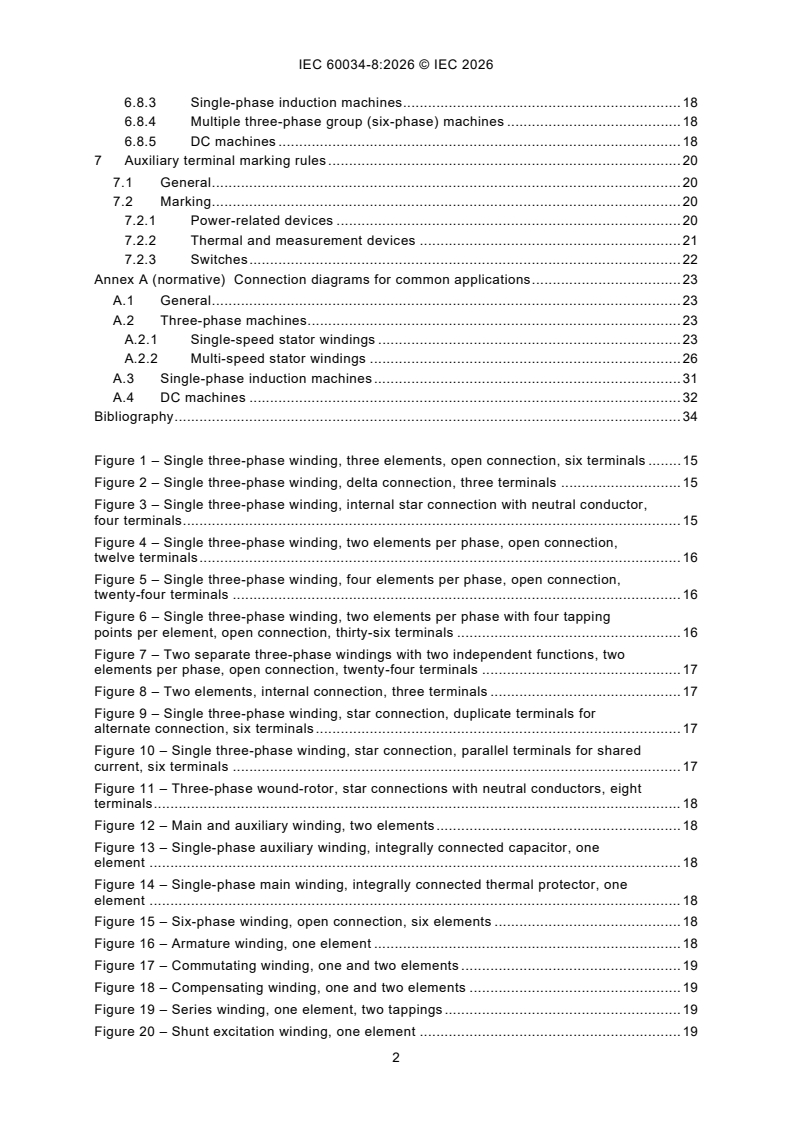 IEC 60034-8:2026 iec60034-8{ed4.0}en - IEC 60034-8:2026 - Rotating electrical machines - Part 8: Terminal markings and direction of rotation - Page 4 preview
