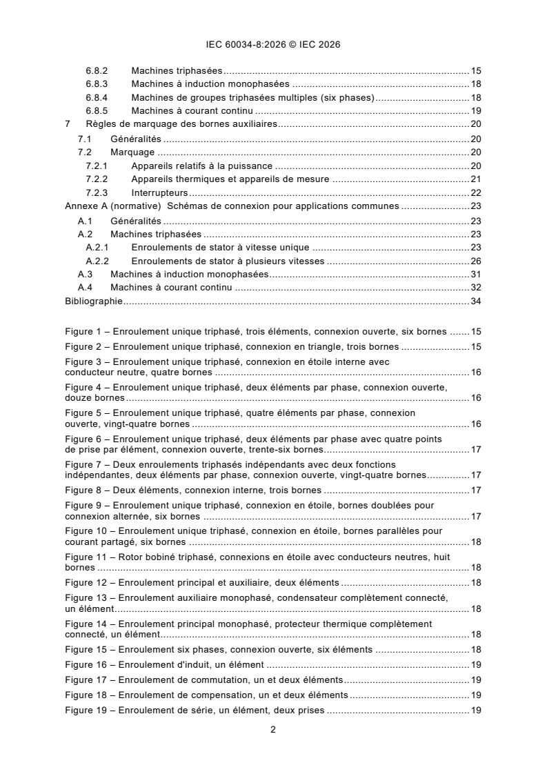 IEC 60034-8:2026 iec60034-8{ed4.0}fr - IEC 60034-8:2026 - Rotating electrical machines - Part 8: Terminal markings and direction of rotation - Page 4 preview