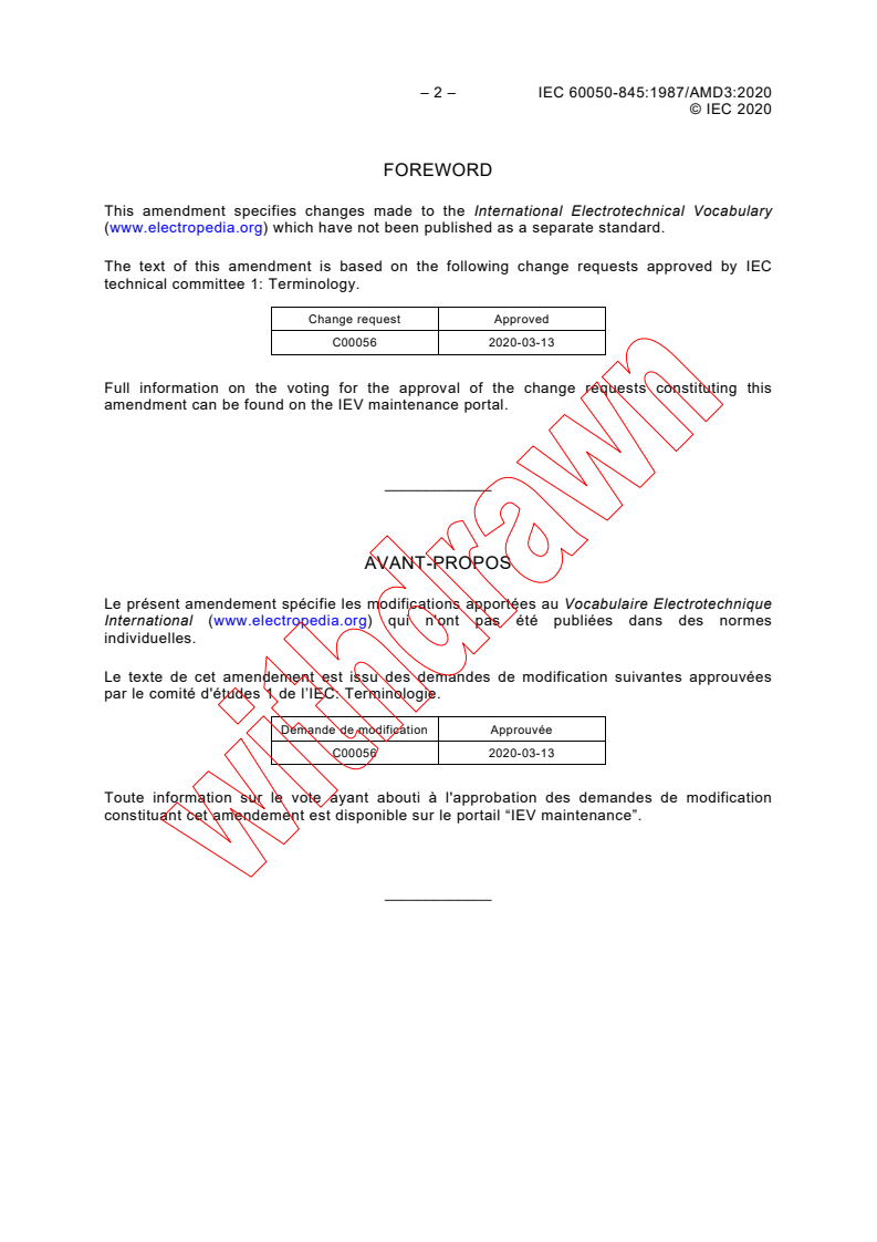 IEC 60050-845:1987/AMD3:2020 IEC 60050-845:1987/AMD3:2020 - Amendment 3 - International Electrotechnical Vocabulary (IEV) - Part 845: Lighting - Page 4 preview