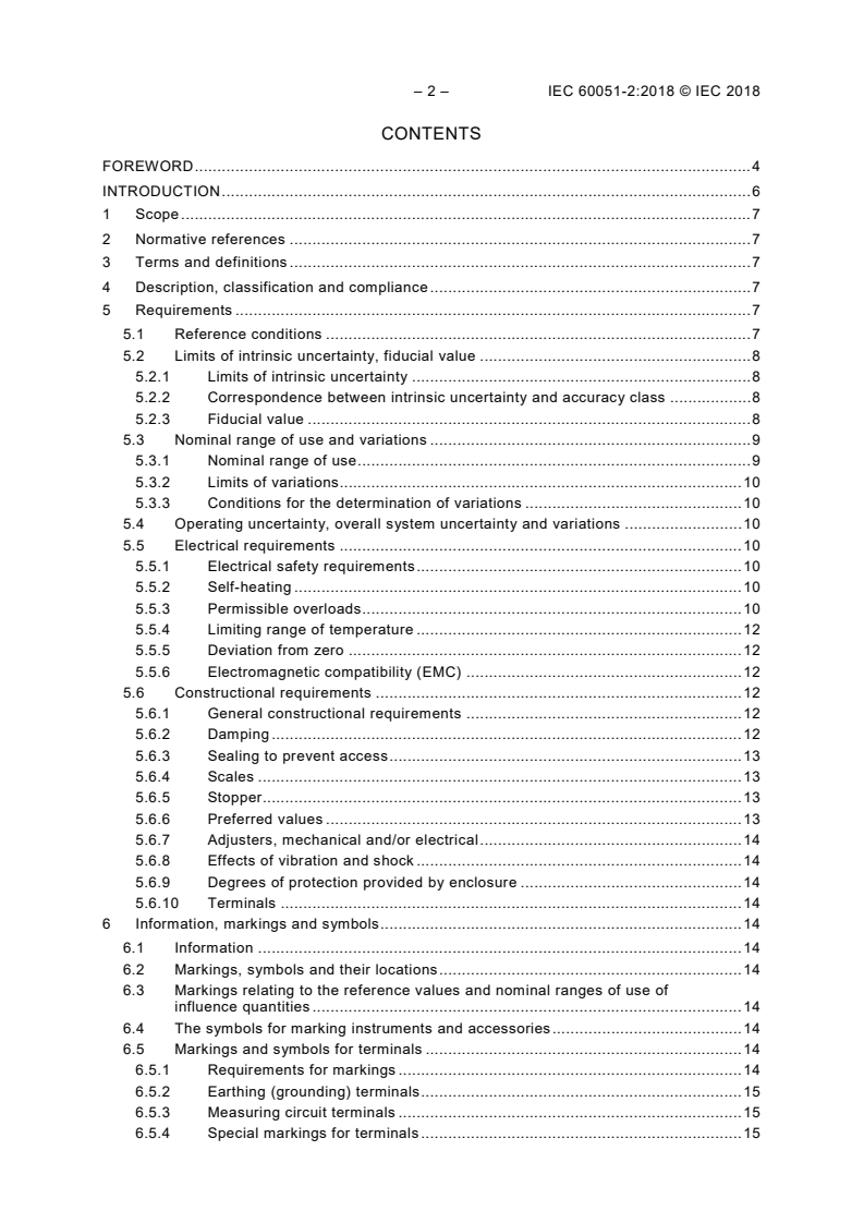 IEC 60051-2:2018 IEC 60051-2:2018 - Direct acting indicating analogue electrical measuring instruments and their accessories - Part 2: Special requirements for ammeters and voltmeters
Released:8/30/2018 - Page 4 preview