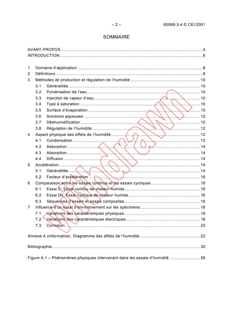 IEC 60068-3-4:2001 IEC 60068-3-4:2001 - Environmental testing - Part 3-4: Supporting documentation and guidance - Damp heat tests - Page 4 preview