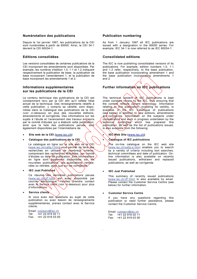 IEC 60068-3-7:2001 IEC 60068-3-7:2001 - Environmental testing - Part 3-7: Supporting documentation and guidance - Measurements in temperature chambers for tests A and B (with load) - Page 2 preview