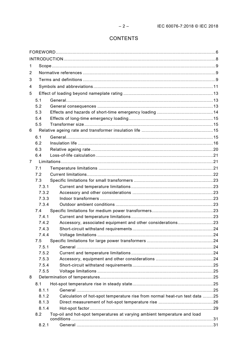 IEC 60076-7:2018 IEC 60076-7:2018 - Power transformers - Part 7: Loading guide for mineral-oil-immersed power transformers
Released:1/12/2018 - Page 4 preview