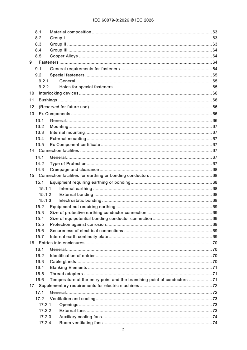 IEC 60079-0:2026 IEC 60079-0:2026 - Explosive atmospheres - Part 0: Equipment - General requirements - Page 4 preview