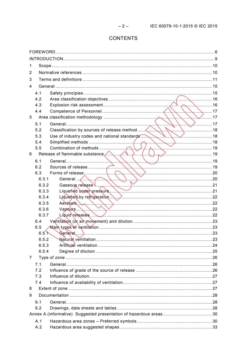 SIST IEC/TR2 61200-53:2000 IEC 60079-10-1:2015 - Explosive atmospheres - Part 10-1: Classification of areas - Explosive gas atmospheres
Released:9/8/2015 - Page 4 preview