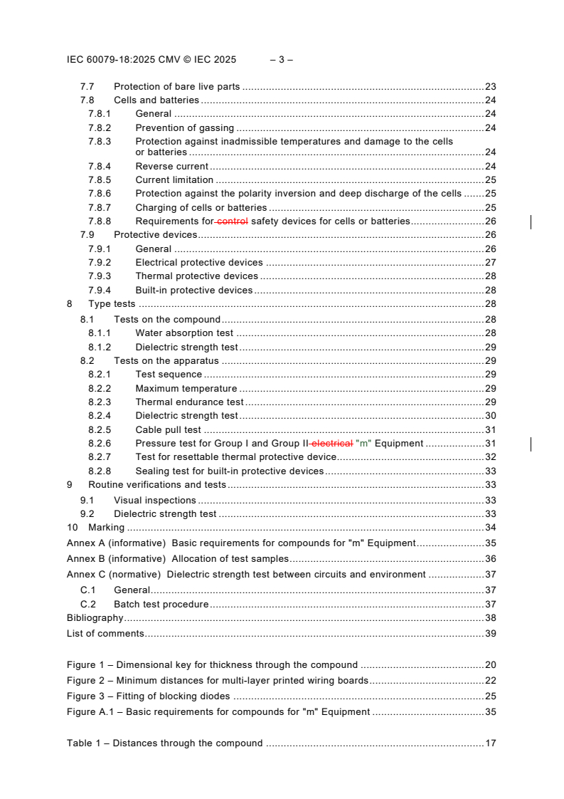 IEC 60079-18:2025 REDLINE IEC 60079-18:2025 CMV - Explosive atmospheres - Part 18: Equipment protection by encapsulation "m"
Released:6/19/2025
Isbn:9782832705193 - Page 4 preview