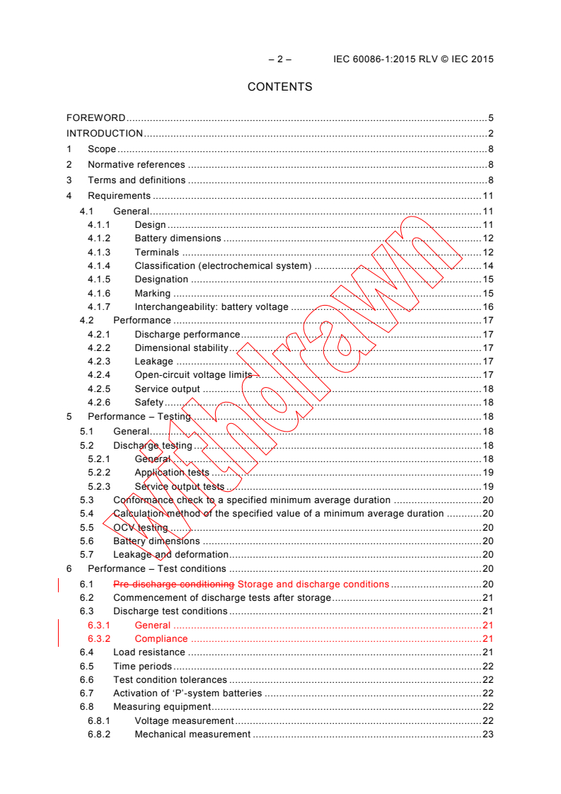 IEC 60086-1:2015 IEC 60086-1:2015 RLV - Primary batteries - Part 1: General
Released:7/28/2015 - Page 4 preview