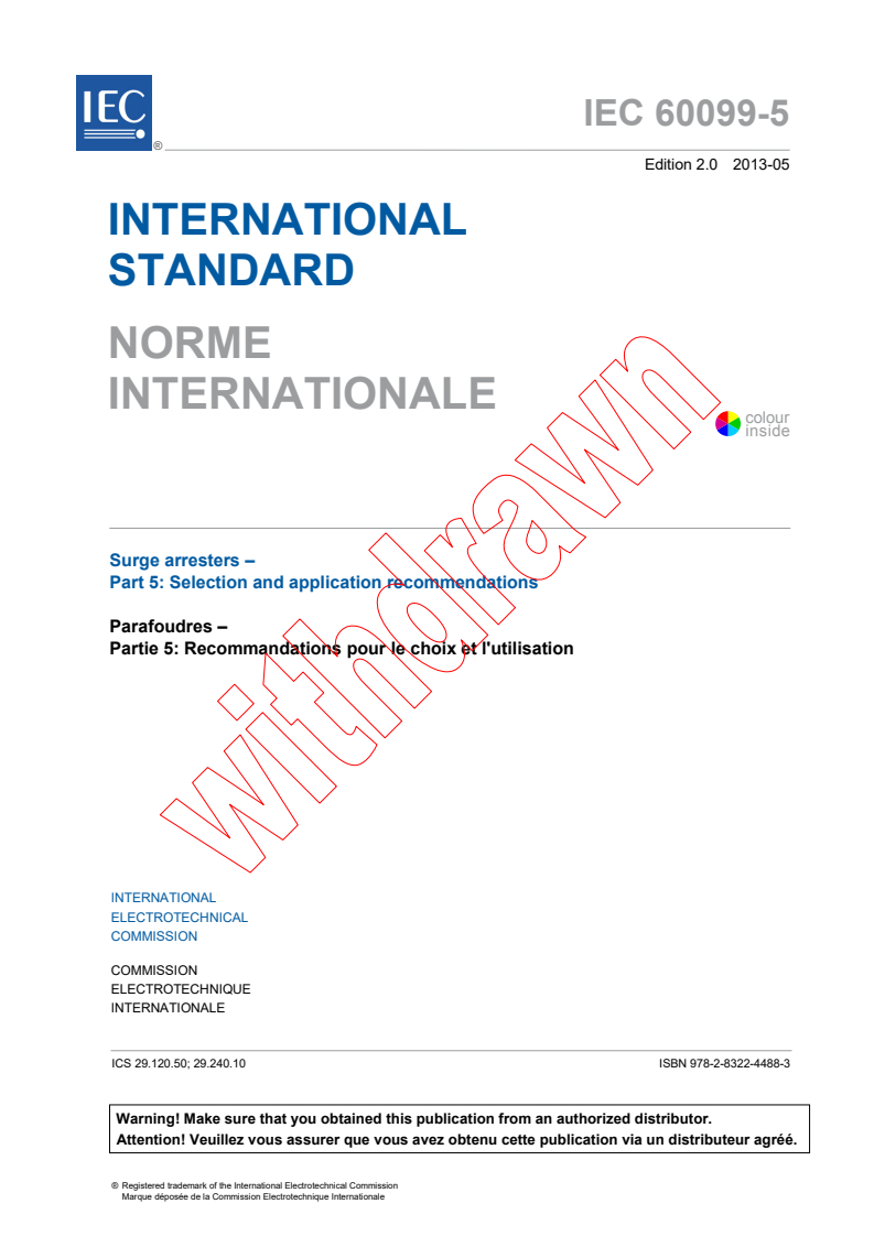 IEC 60099-5:2013 IEC 60099-5:2013 - Surge arresters - Part 5: Selection and application recommendations
Released:5/22/2013 - Page 3 preview