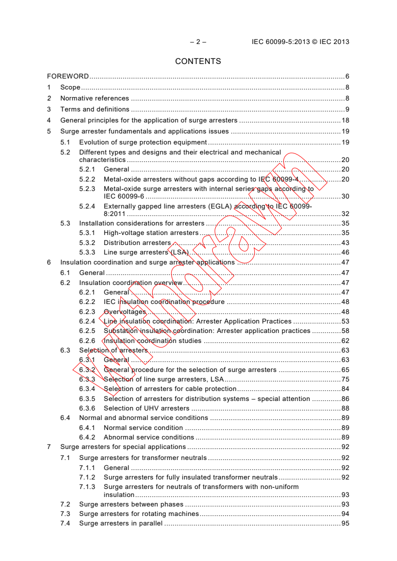 IEC 60099-5:2013 IEC 60099-5:2013 - Surge arresters - Part 5: Selection and application recommendations
Released:5/22/2013 - Page 4 preview