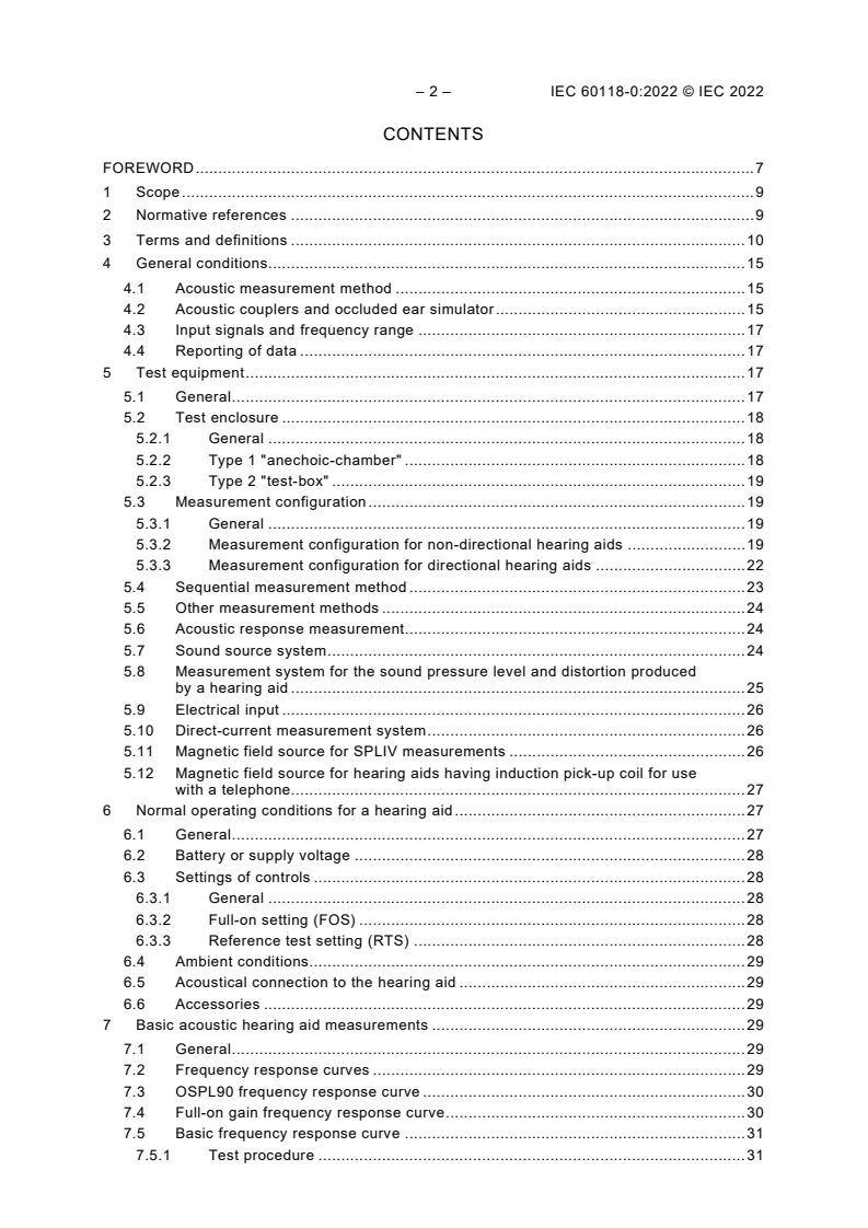 IEC 60118-0:2022 IEC 60118-0:2022 - Electroacoustics - Hearing aids - Part 0: Measurement of the performance characteristics of hearing aids
Released:8/30/2022 - Page 4 preview