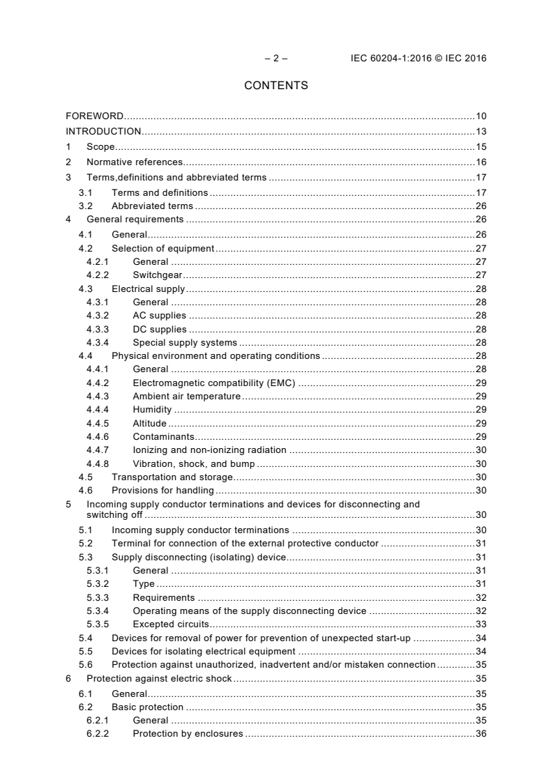 IEC 60204-1:2016 IEC 60204-1:2016 - Safety of machinery - Electrical equipment of machines - Part 1: General requirements
Released:10/13/2016 - Page 4 preview