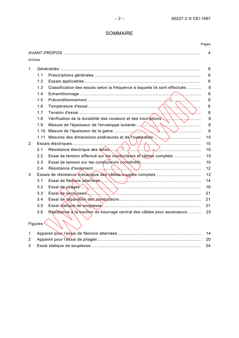 IEC 60227-2:1997 IEC 60227-2:1997 - Polyvinyl chloride insulated cables of rated voltages up to and including 450/750 V - Part 2: Test methods - Page 4 preview
