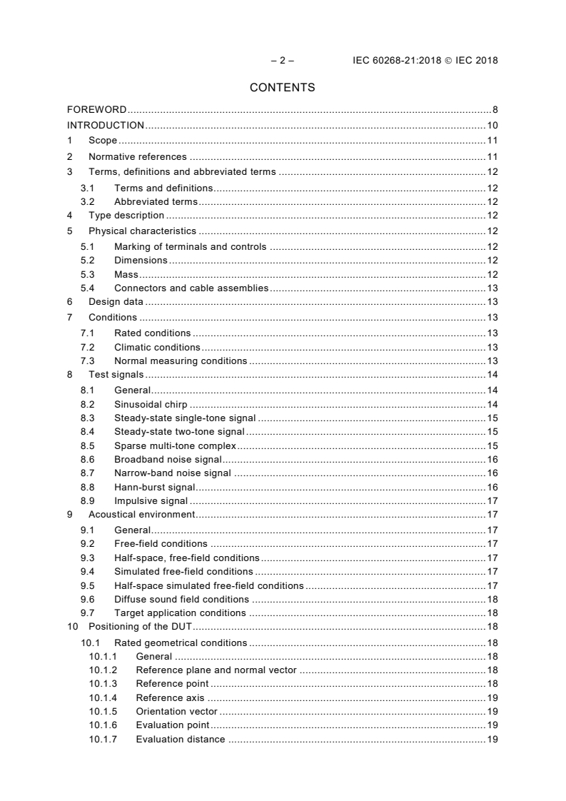 IEC 60268-21:2018 IEC 60268-21:2018 - Sound system equipment - Part 21: Acoustical (output-based) measurements
Released:11/7/2018 - Page 4 preview