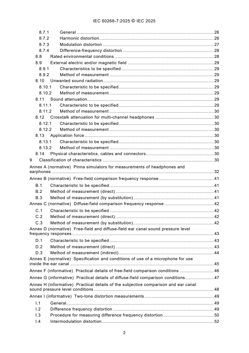 IEC 60268-7:2025 IEC 60268-7:2025 - Sound system equipment - Part 7: Headphones and earphones/27/2025 - Page 4 preview