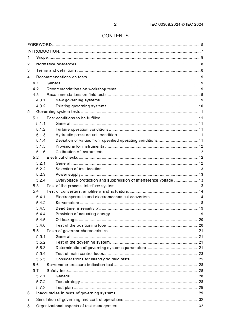 IEC 60308:2024 IEC 60308:2024 - Hydraulic turbines - Testing of governing systems
Released:9/23/2024 - Page 4 preview