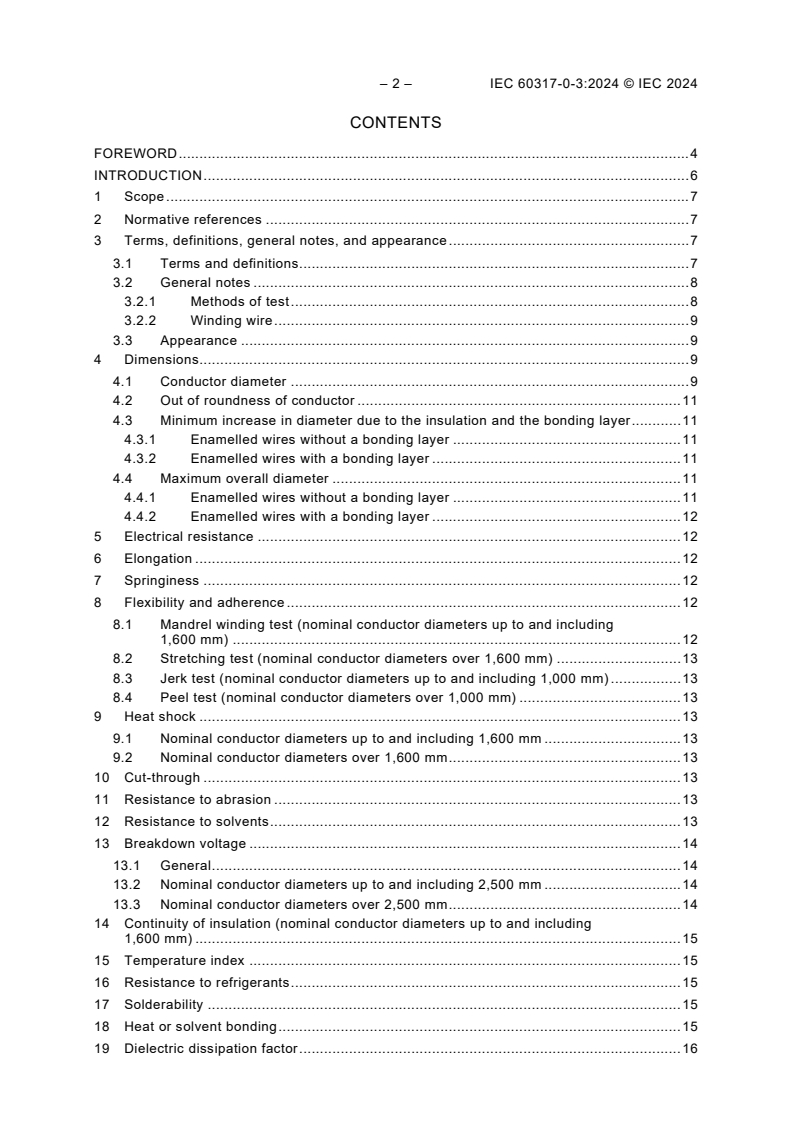 IEC 60317-0-3:2024 IEC 60317-0-3:2024 - Specifications for particular types of winding wires - Part 0-3: General requirements - Enamelled round aluminium wire
Released:9/11/2024 - Page 4 preview