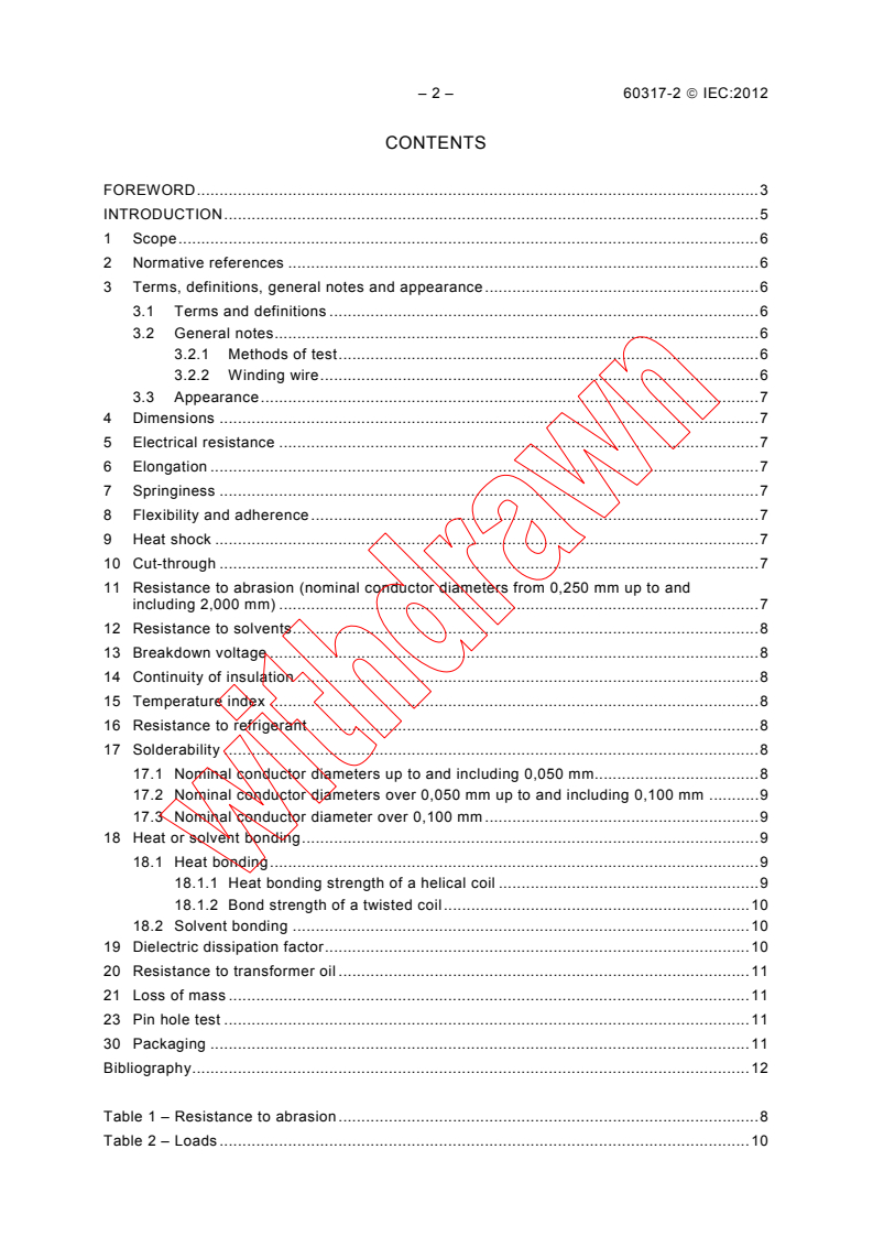 IEC 60317-2:2012 IEC 60317-2:2012 - Specifications for particular types of winding wires - Part 2: Solderable polyurethane enamelled round copper wire, class 130, with a bonding layer
Released:7/12/2012 - Page 4 preview