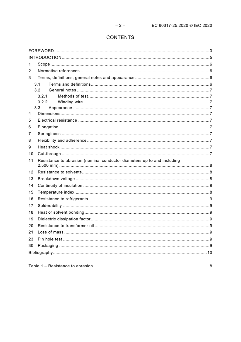 IEC 60317-25:2020 IEC 60317-25:2020 - Specifications for particular types of winding wires - Part 25: Polyester or polyesterimide overcoated with polyamide-imide enamelled round aluminium wire, class 200
Released:6/9/2020 - Page 4 preview