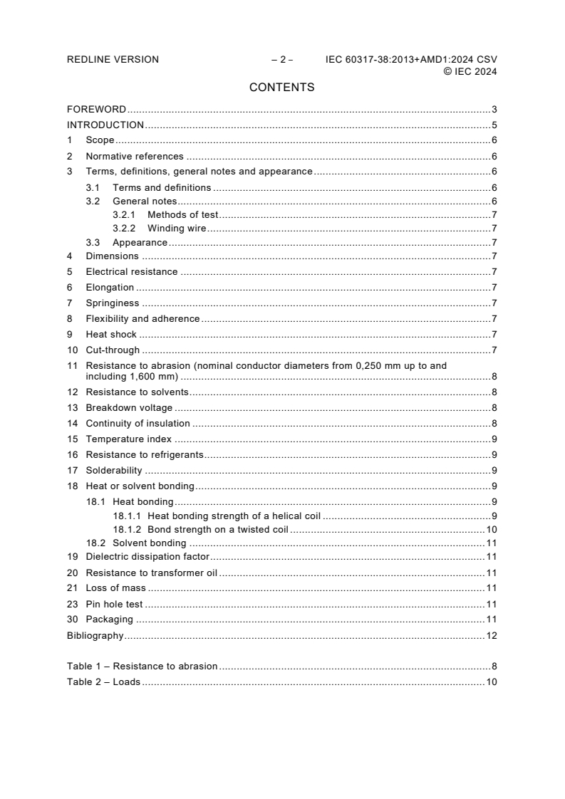 IEC 60317-38:2013 IEC 60317-38:2013+AMD1:2024 CSV - Specifications for particular types of winding wires - Part 38: Polyester or polyesterimide overcoated with polyamide-imide, enamelled round copper wire, class 200, with a bonding layer
Released:6/14/2024 - Page 4 preview