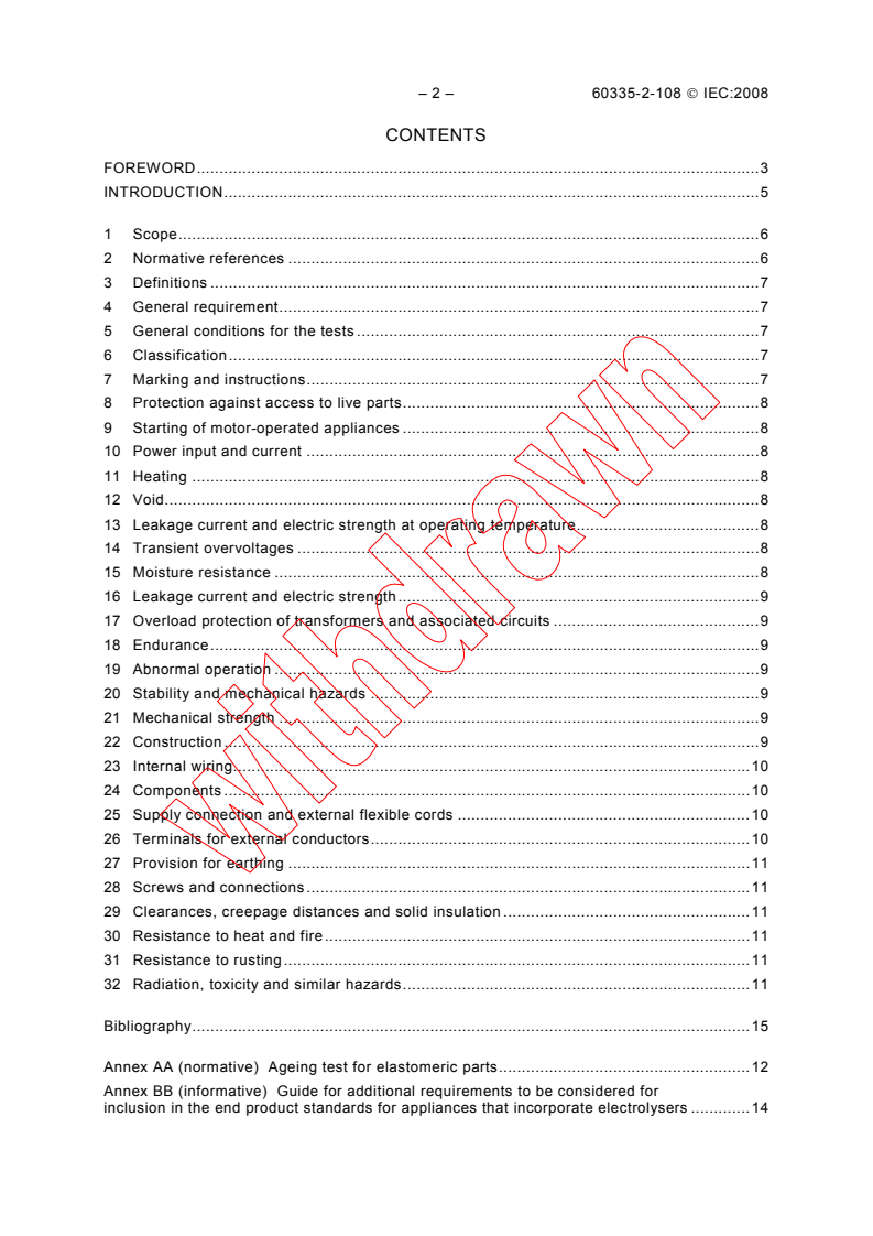 IEC 60335-2-108:2008 IEC 60335-2-108:2008 - Household and similar electrical appliances - Safety - Part 2-108: Particular requirements for electrolysers - Page 4 preview