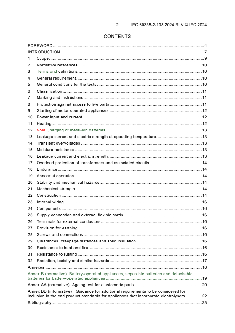 IEC 60335-2-108:2024 IEC 60335-2-108:2024 RLV - Household and similar electrical appliances - Safety - Part 2-108: Particular requirements for electrolysers - Page 4 preview