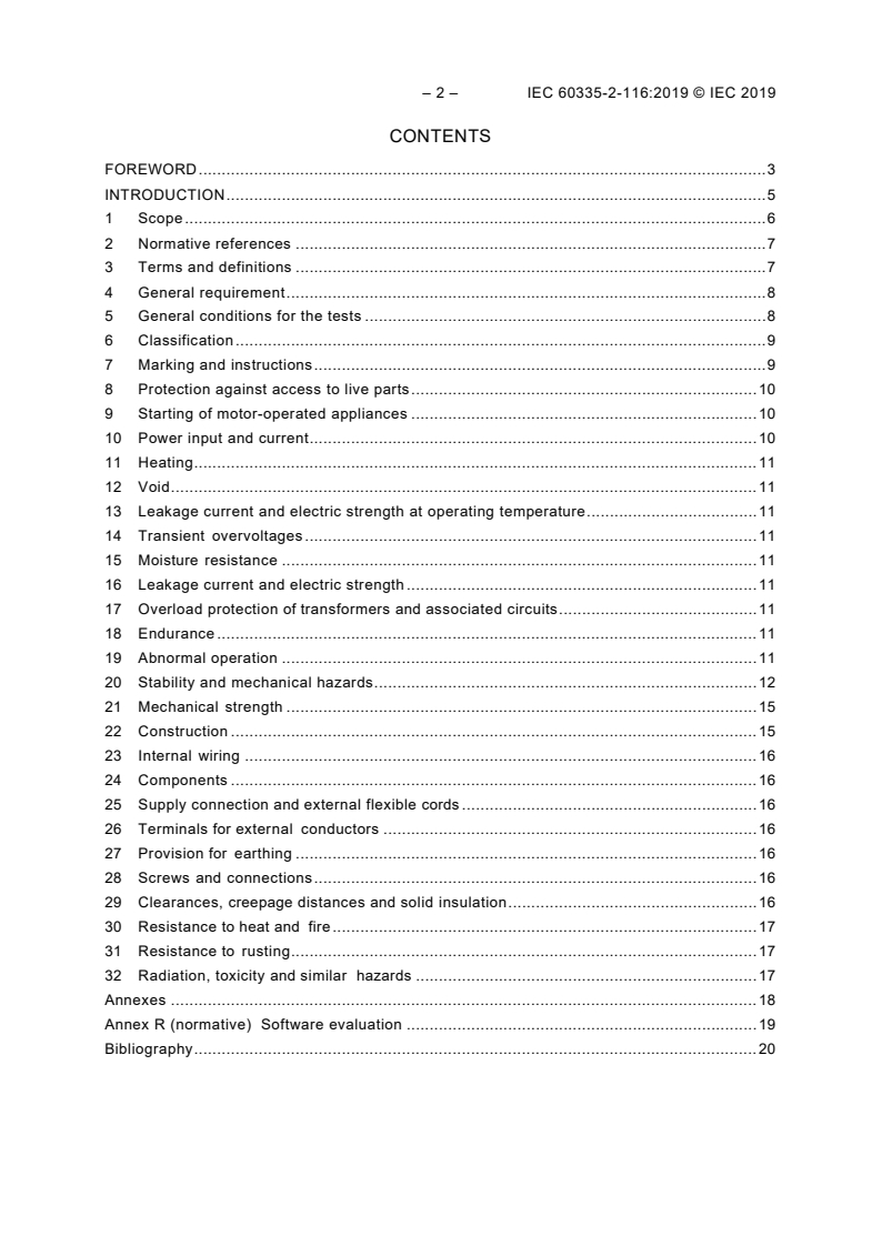 IEC 60335-2-116:2019 IEC 60335-2-116:2019 - Household and similar electrical appliances - Safety - Part 2-116: Particular requirements for furniture with electrically motorized parts
Released:11/22/2019 - Page 4 preview