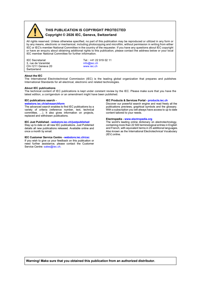 IEC 60335-2-16:2022/AMD1:2026 IEC 60335-2-16:2022/AMD1:2026 - Amendment 1 - Household and similar electrical appliances - Safety - Part 2-16: Particular requirements for food waste disposers - Page 2 preview