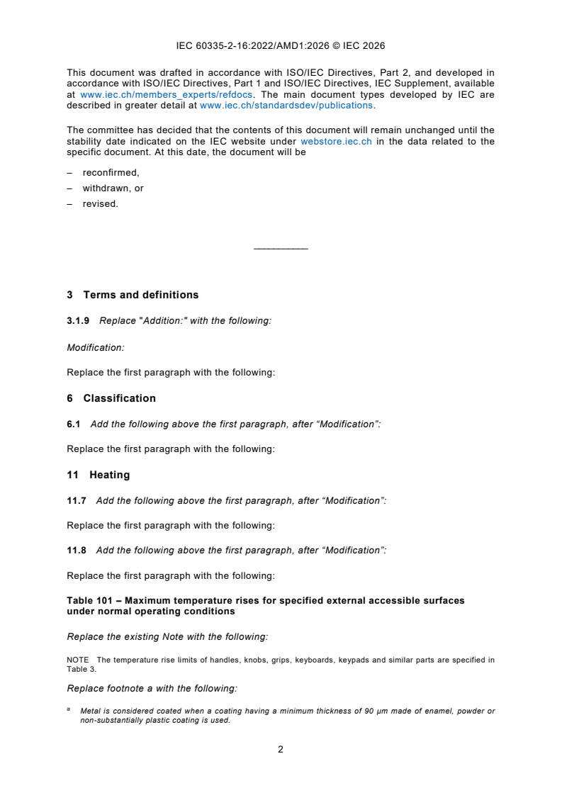IEC 60335-2-16:2022/AMD1:2026 IEC 60335-2-16:2022/AMD1:2026 - Amendment 1 - Household and similar electrical appliances - Safety - Part 2-16: Particular requirements for food waste disposers - Page 4 preview