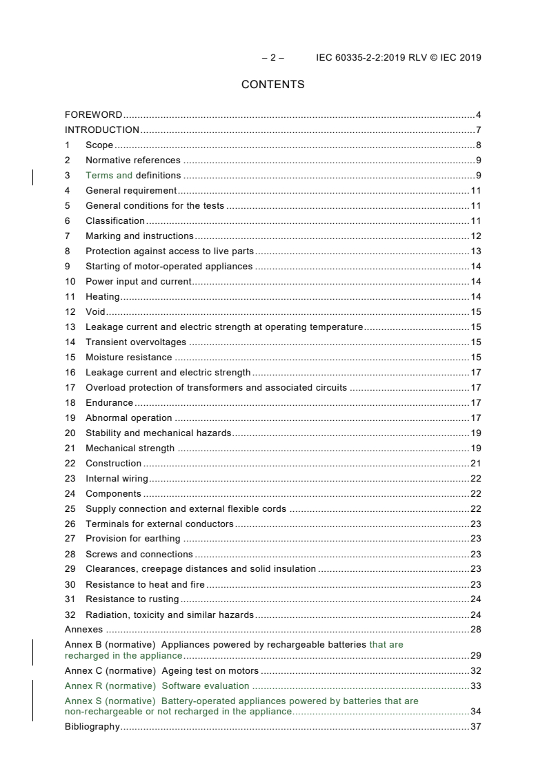 IEC 60335-2-2:2019 IEC 60335-2-2:2019 RLV - Household and similar electrical appliances - Safety - Part 2-2: Particular requirements for vacuum cleaners and water-suction cleaning appliances
Released:5/14/2019 - Page 4 preview